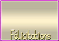 Gif animé félicitations fleur